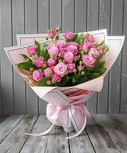 Букет Розовый кустик #REPLACE_PRED# Краснолипье