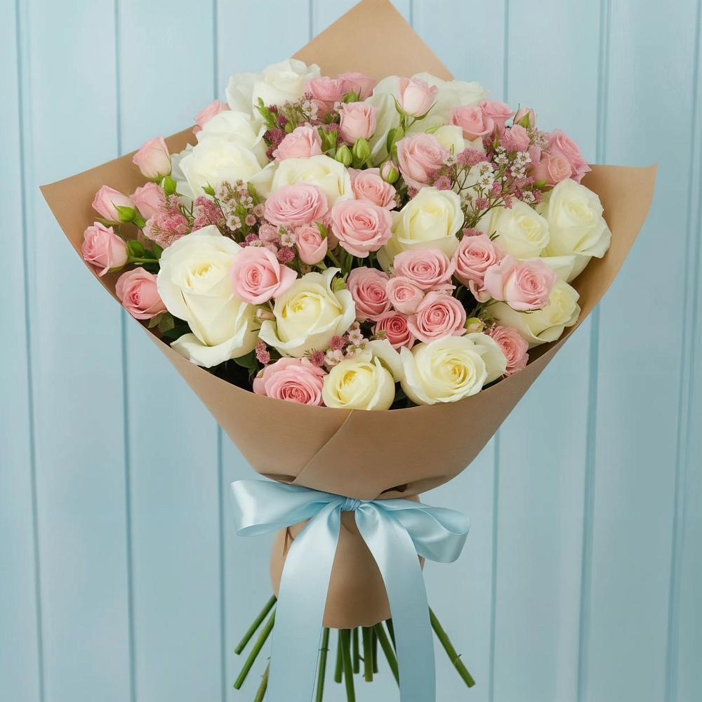 Букет цветов из: Розы в Краснолипье