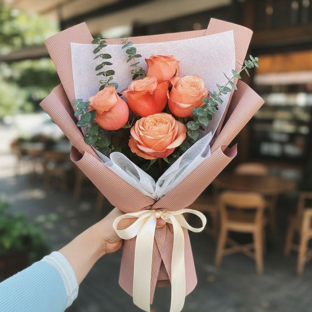 Букет цветов из: Розы в Краснолипье