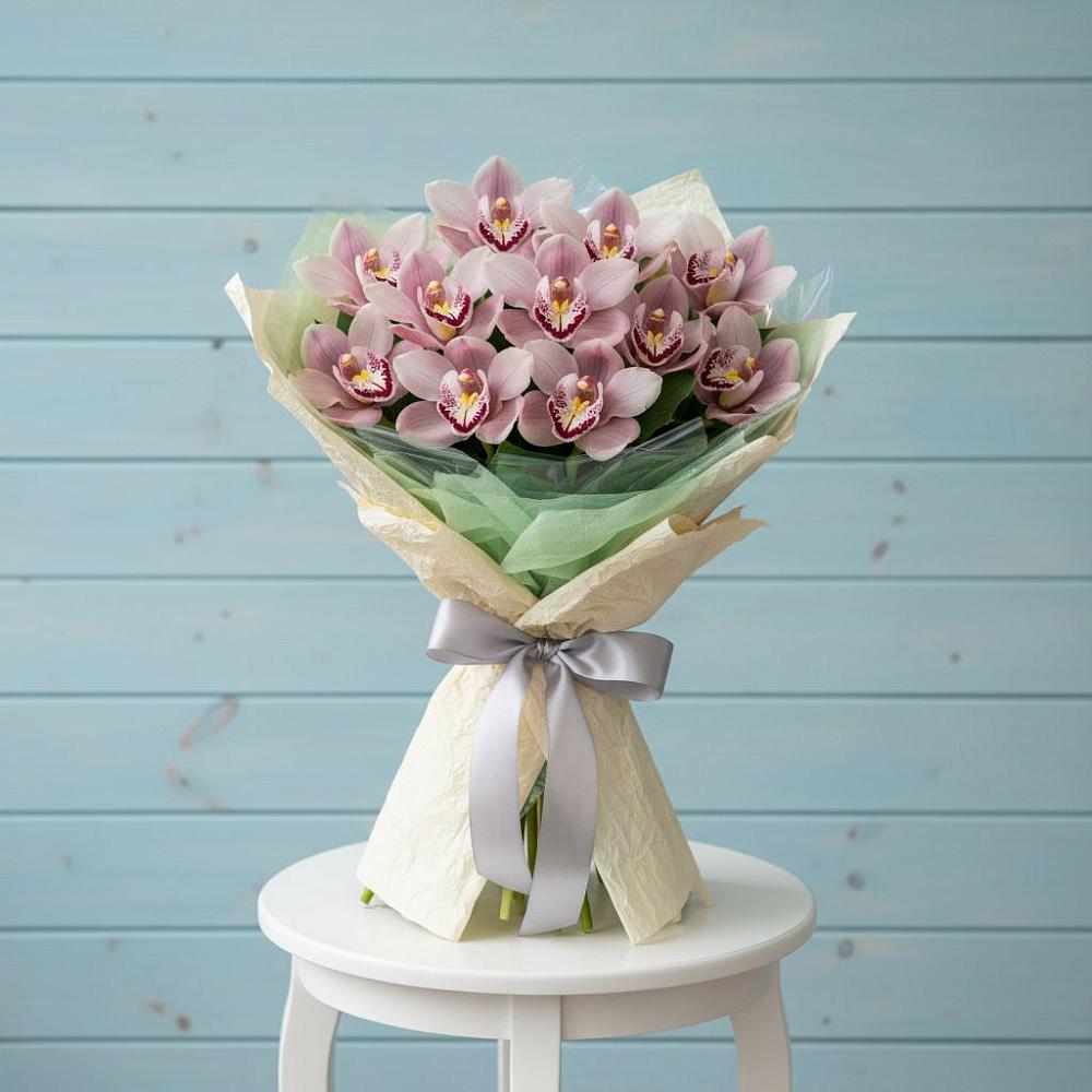 Букет цветов из: Орхидеи и Розы в Краснолипье