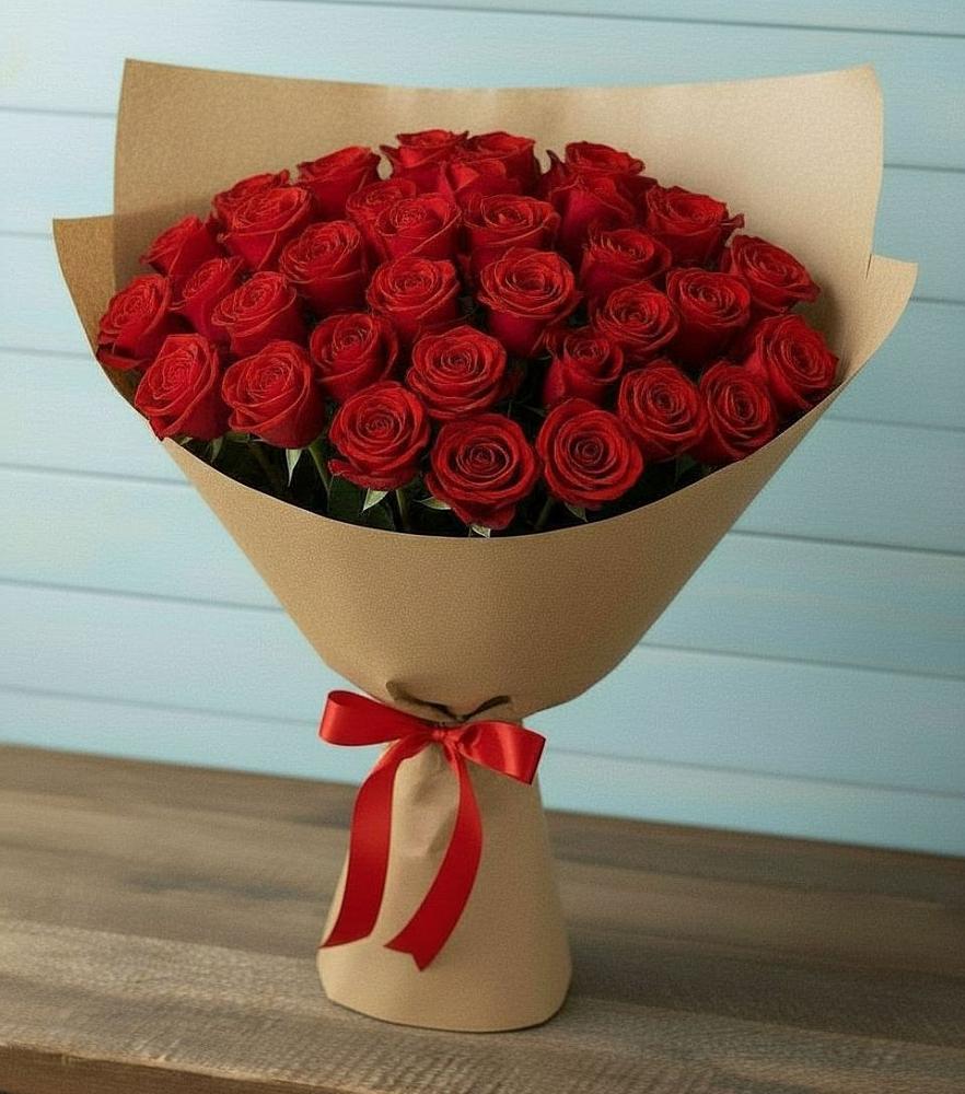 Букет Красные розы Милано в Краснолипье