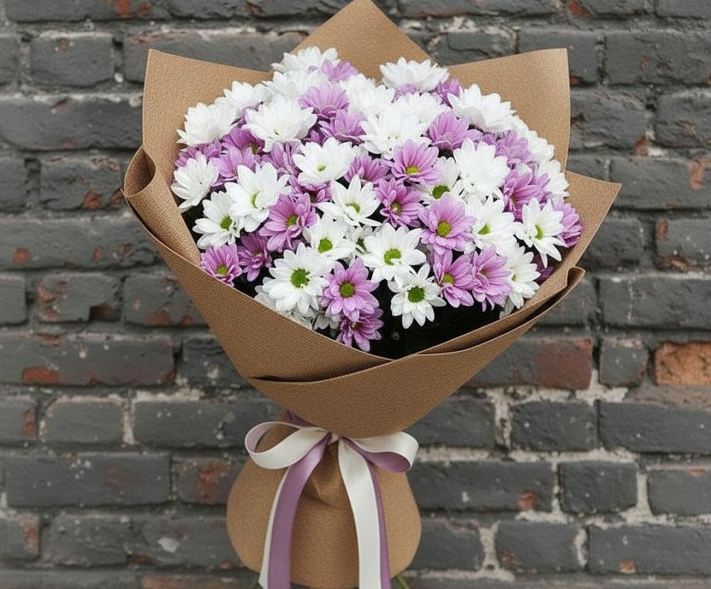 Букет цветов из: Хризантемы в Краснолипье