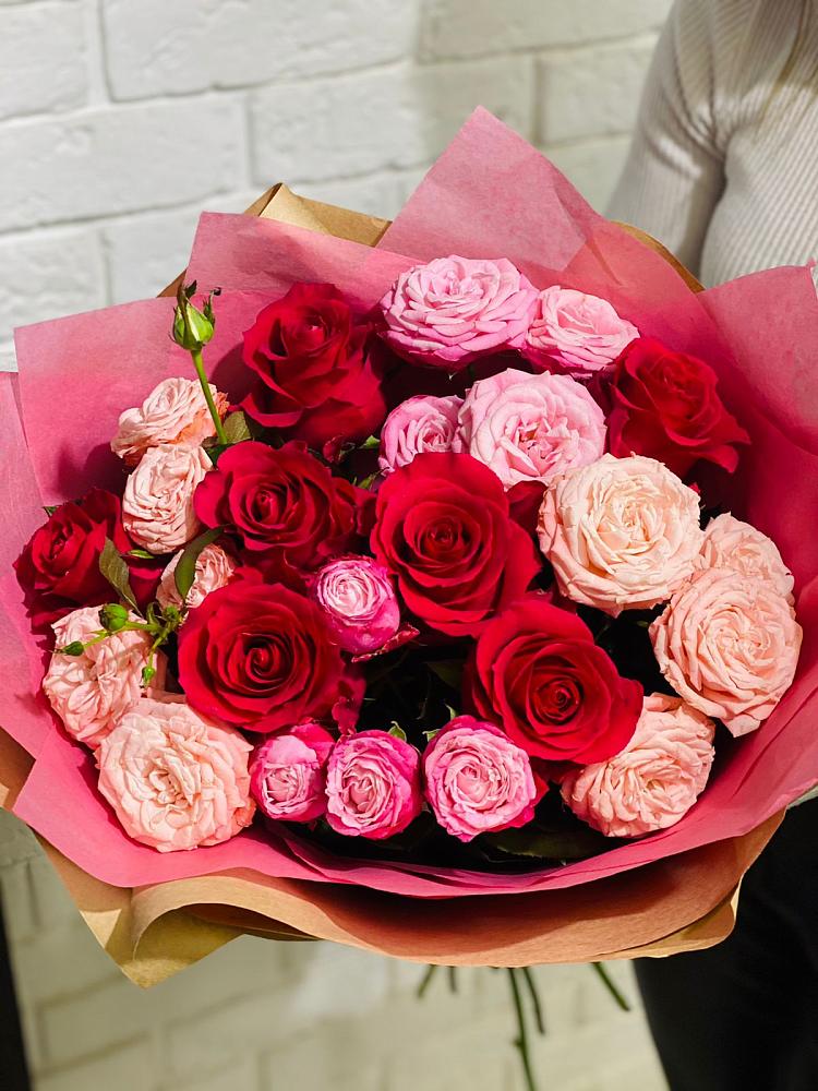 Букет цветов из: Розы в Краснолипье