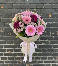 Букет цветов из:  Герберы и Хризантемы в Краснолипье