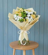 Букет цветов из:  Хризантемы и Розы в Краснолипье