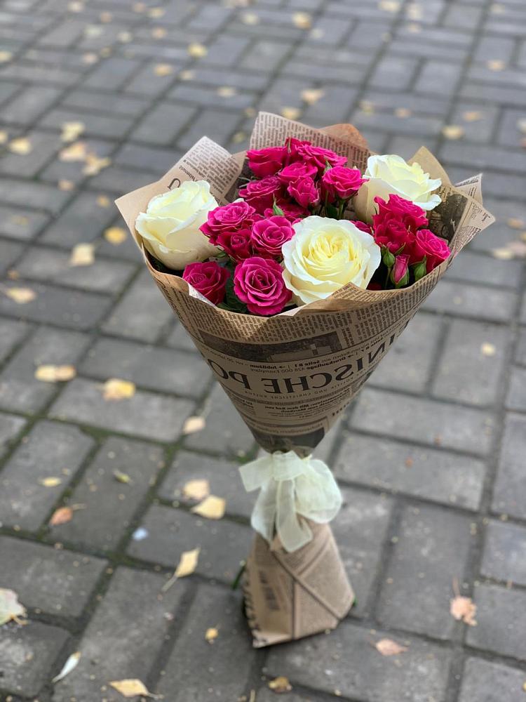 Букет цветов из: Розы в Краснолипье