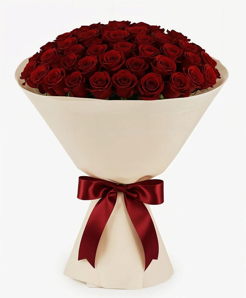 Букет 101 Бордовая роза Блэк Бакарра в Краснолипье