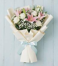 Букет цветов из:  Лилии в Краснолипье