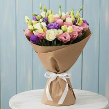 Букет цветов из:  Лизиантусы в Краснолипье