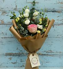 Букет цветов из:  Розы и Лизиантусы #REPLACE_PRED# Краснолипье