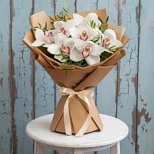 Букет цветов из:  Орхидеи и Розы в Краснолипье